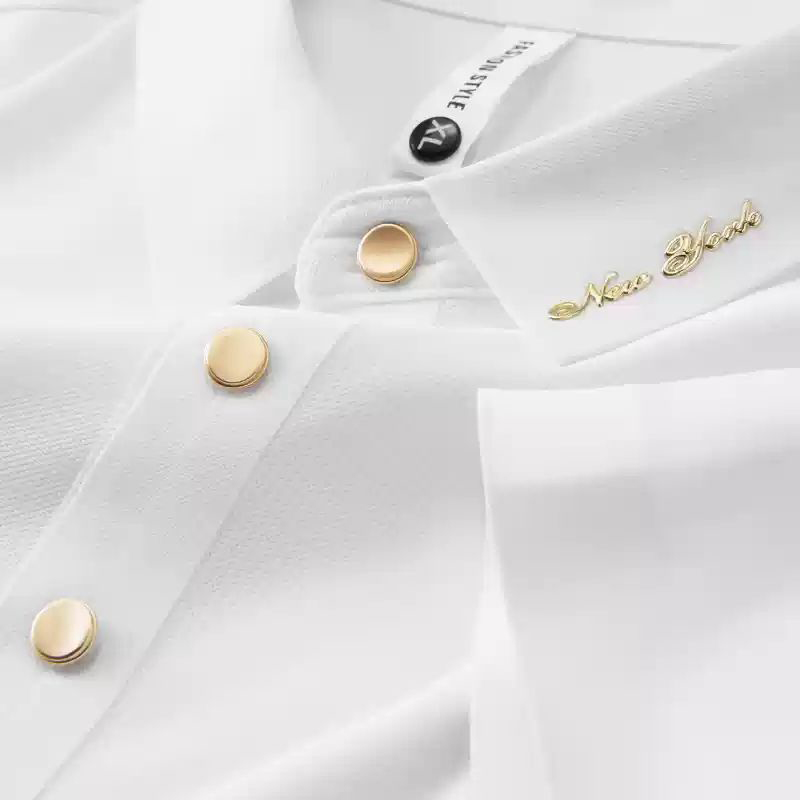 White Ice Silk Seamless Polo Shirt Men's Short-Sleeved Summer New Business Casual Lapel Stretch T-Shirt Top Thin Section